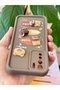 Oppo A91/Reno 3 Case Designed Patterned Camera Protected Teddy Bear Coffee Color Soft Silicone Cover - 6