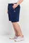 Men Relaxed Fit Outdoor Shorts, Navy - 2