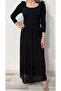 Black Pleated Tulle Skirt - Summer Chiffon Skirt - 7
