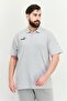Men Sportswear Fit Short Sleeve Golf Polo Shirts, Heather Grey