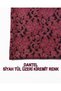 Lace in Black with Glitter in Brick Colors Width: 135 cm