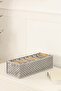 Set of 3 8 Compartments Gray Cabinet Drawer Accordion Folding Socks Laundry Organizer Organizer - 6