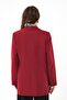 Burgundy Double Button Blazer Jacket - 5