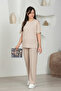 Çimalı Modal Fabric Short Sleeve Lycra Comfortable Casual and Stylish Bottom - Top Set Tracksuit Set - 2