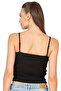 Özkan 27434 Women's Viscose Camisole Flexible Comfortable Adjustable Rope Strap Crop Tank Top Bustier - 2