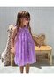 Girl's Daisy Embroidered Strap Dress - 2