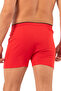 Özkan 0041 3-Pack Men's 100% Cotton Ribbed Classic Comfortable Cut Towel Waist Single Jersey Combed Cotton Boxer - 3