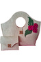 Boutique Design Felt Women's Handbag and Wallet - Gül Bahçem-40x35cm