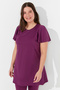 Purple Freya Tunic Bikini Top
