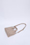 Mink SHK60 Faux Leather Single Compartment Double Handle Hand and Cross Shoulder Bag L:14 W:21 W:8 cm - 7