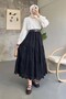 Pearl Brode Skirt Black 1395 - 3