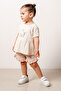 Baby Kids Crew Neck Cotton with Shorts Comfortable 2-Piece Set Trend Fashion Bottom Top Set - 5