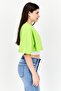 Women 2 Pieces Crew Neck T-Shirt and Tank Top, Lime Green - 5