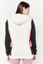 Women Sportswear Fit Long Sleeve Outdoor Hoodies, Warm White - 4
