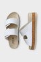 Women's Daily Slippers Thick Sole Double Tape Velcro Comfortable Stylish Summer Home Beach Vacation Slippers White - 6
