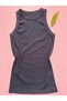 Halter Neck Ribbed Cotton Premium Texture Camisole 3-Piece Black, White, Green Knitted Women's T-Shirt Undershirt - 5