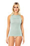 Modal Camisole Embossed Printed Halter Collar 4-Piece Green, White, Black, Powder Women's Undershirt - Tshirt - 8