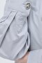 Poplin Women's Shirt with Pockets X51309A0 - 5