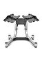 40KG PAIR of Smart ADJUSTABLE DUMBBELLS with Stand Quick Automatic 17 Weights Adjustment - 4