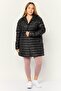 Women Sportswear Fit Long Sleeve Outdoor Jacket, Black - 3