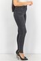 Women Regular Fit Washed Stretchable Denim, Dark Grey - 3