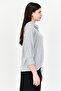Women Turtle Neck Heather Sweater, Grey - 2