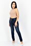 Women Regular Fit Stretchable Denim, Navy Blue - 4