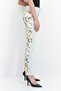 Women Regular Fit Floral Print Stretchable Denim Jeans, Blue - 3