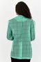 Women Regular Fit Sheer Mesh Blazer, Green - 4