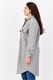 Women Houndstooth Print Trench Coat, Multicolour - 2
