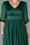 Capri Sleeve Glittery Midi Plus Size Evening Dress ABK38848 - 3