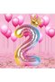 Balloon, Flippy, Gradient Number, 80 cm, , Crown, Number 2 - 3