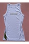 Modal Camisole Fabric Halter Neck Embossed Printed 3-Piece White, Powder, Green T-Shirt Undershirt - 2