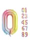 Balon Gradient Flippy, Cifra, 100 cm, , Πολύχρωμο, Cifra 0 - 7