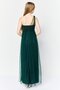 Women Mesh Casual Maxi Dress, Green - 4