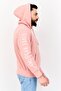 Men Graphic Print Long Sleeves Hoodie, Peach - 2