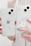 Apple iPhone 13-14 Compatible Case Flower Butterfly Shockproof Soft Silicone Cover - 4