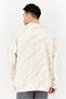 Men Sportswear Fit Long Sleeves Outdoor Sweatshirt, Beige - 4
