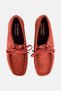 Women Standard Fit Wallabee Lace Up Shoes, Dark Blush - 3