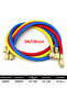 3M 3M/118inch 3PCS Refrigerant Charging Hose Set (2500~500) PSI AC Fits HVAC Air Condition Refrigera