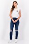Women Crew Neck Graphic Print Tank Top, White - 3