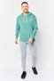 Men Sportswear Fit Long Sleeve Outdoor Hoodie, Hunter Green - 4