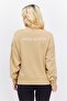 Women Relaxed Fit Long Sleeve Outdoor Sweatshirt, Beige - 3