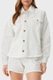 سترة نسائية بيضاء من WESTERN SHACKET طراز W5GN90D5N91-GWBL