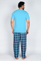 Mens Premium 2pc Loungewear Set Knit & Woven - 4