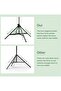 Projector Screen with Stand -120 inch 16:9 4K HD with Four-Legged Frame Carry Bag for Home Theater - 5