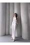 Women's Gold Cookie Button Vest Pants Suit