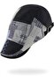 Italian Style Men's Cap Hat Canvas Asymmetrical Model Adjustable Anti-Sweat Men's Black - 6
