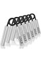 6 Pcs Professional Hand Spring Bow Set 1. Quality Aluminum Handle Stainless Steel Bow - 6 Different Levels of Difficulty - 6