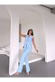 Women's Gold Cookie Button Vest Pants Suit - 3